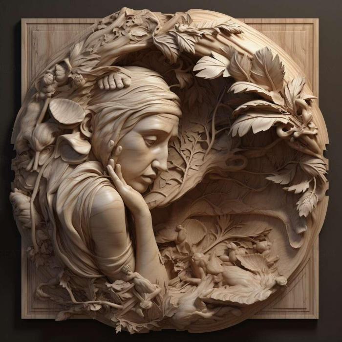 نموذج ثلاثي الأبعاد لآلة CNC 3D Art 